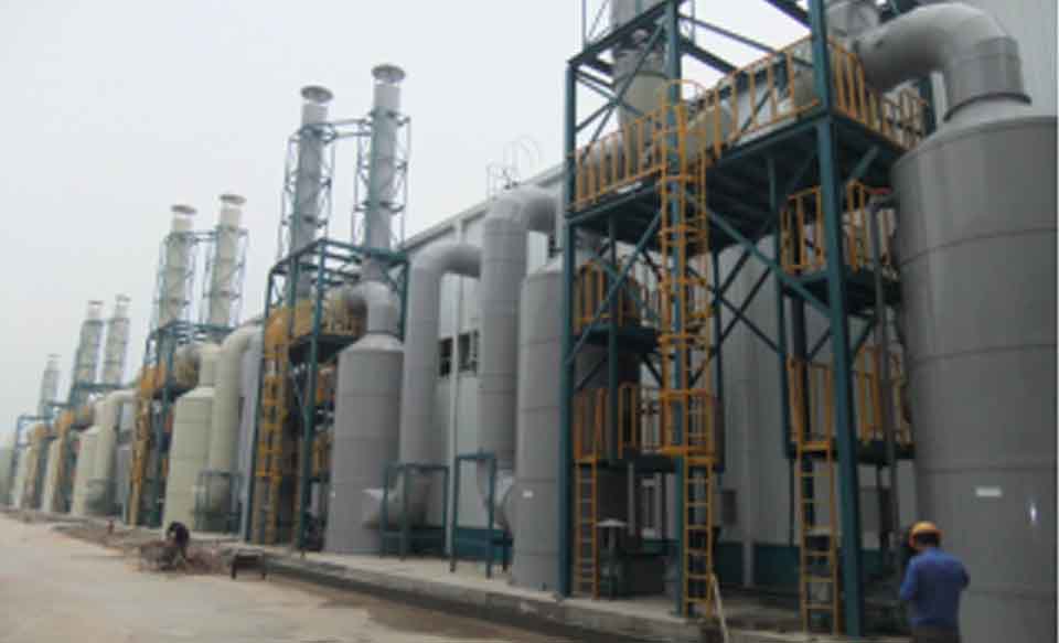 广州某钢铁企业酸碱废气处理工程